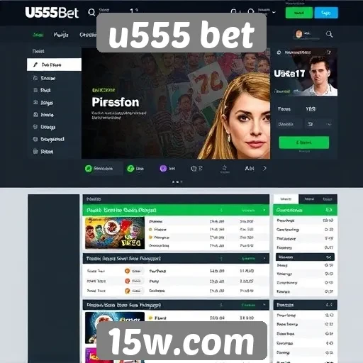 Características da interface do site u555 bet