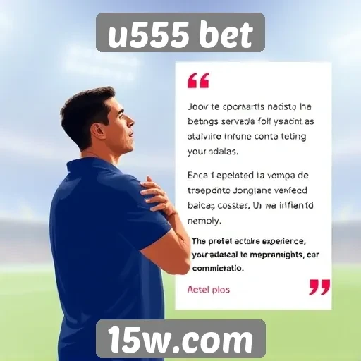 Opinião dos usuários sobre a experiência no u555 bet